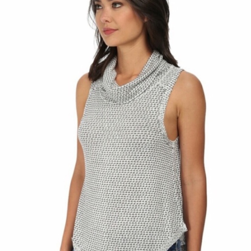 Free People Timber Cowl Neck Sleeveless Sweater
